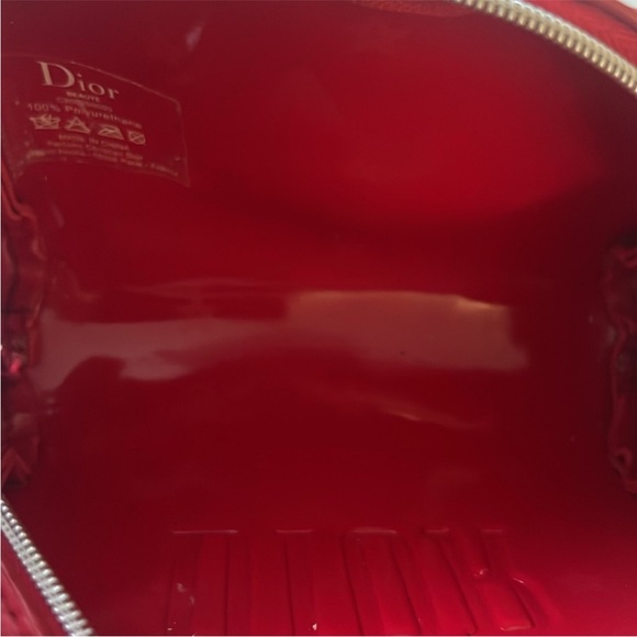 Dior Red Women's cosmetic bag travel size make up - Picture 8 of 8